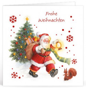 kerst teksten Duits voor op een kaartje